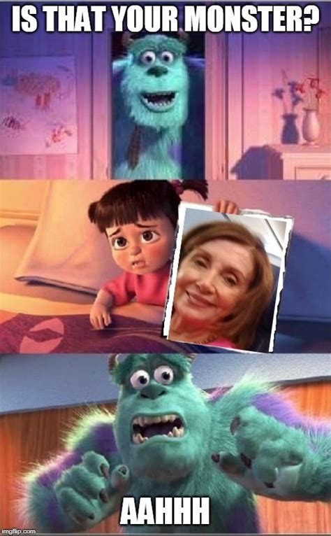 Boo Scared Monsters Inc Meme