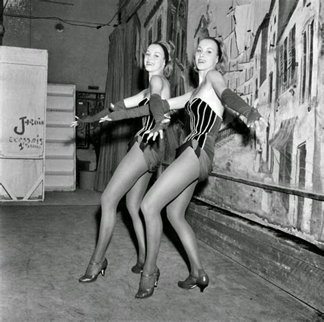 Vintage Photos Of Chorus Girls In Dress Room Backstage From Between The S And S