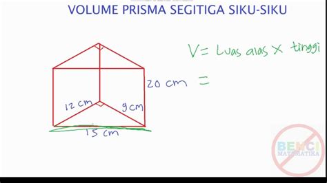 Contoh Soal Tentukan Volume Prisma Tegak Segitiga Berikut | Revisi Id