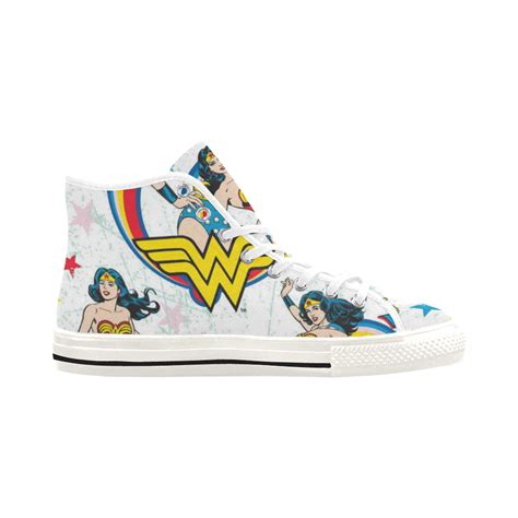 Wonder Woman Vancouver High Top Canvas Womens Shoes Wwlovers