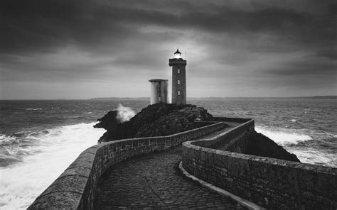 2290 black & white hd wallpapers and background images. Black and white lighthouse wallpaper | other | Wallpaper ...
