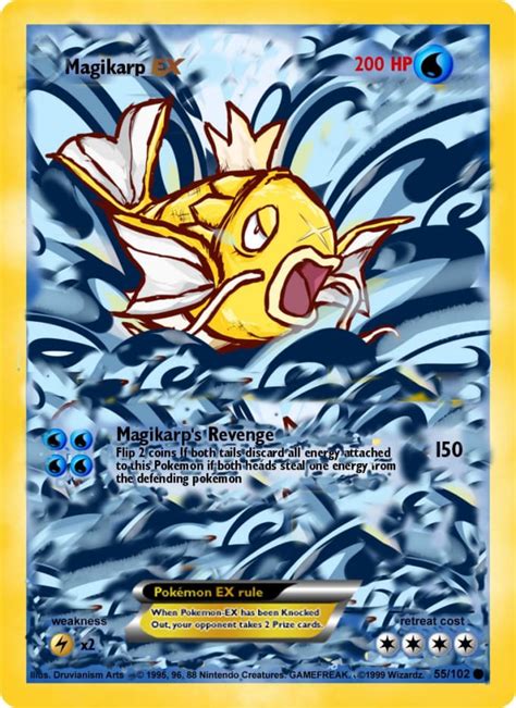 The pokemon card game was a phenomenon when it first came out and remains popular today. Make you your own custom pokemon card by Ultrasheeplord