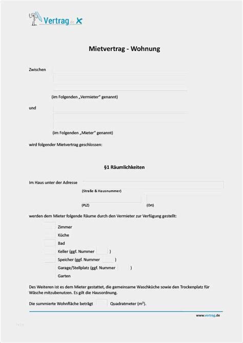 Das wichtigsten zum muster eines untermietvertrags. Vorlage Vertrag Untermiete Inspiration Mietvertrag ...