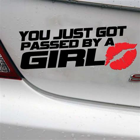 Mountainvalleyclimber You Just Got Passed By A Girl Sticker