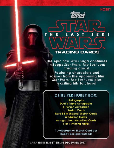 2017 Topps Star Wars Episode Viii The Last Jedi Trading Cards