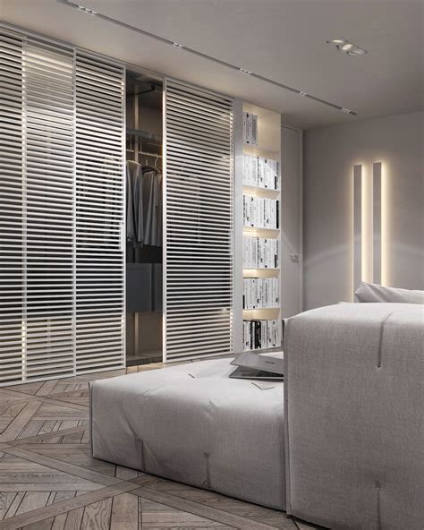 Modern Monochrome Apartment On Behance Monochrome Interior Design