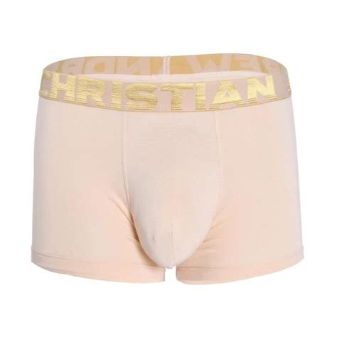 Andrew Christian Sous V Tement Hommes Boxers Homme Almost Naked Bamboo Boxer Nude Beige
