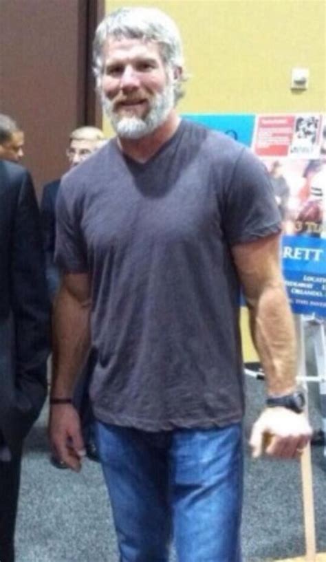Brett Favre Has A Giant Grey Beard And Hulking Muscles Larry Brown Sports