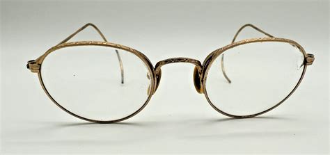 antique 1 10 12k gf ful vue gold filled wire rim glasses ebay