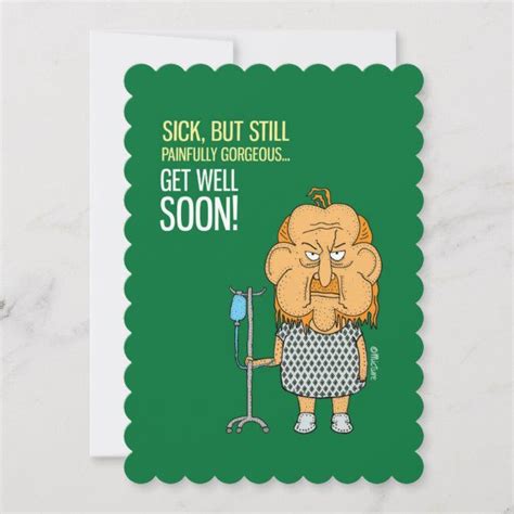 A Card With A Cartoon Character Saying Sick But Still Panhandly