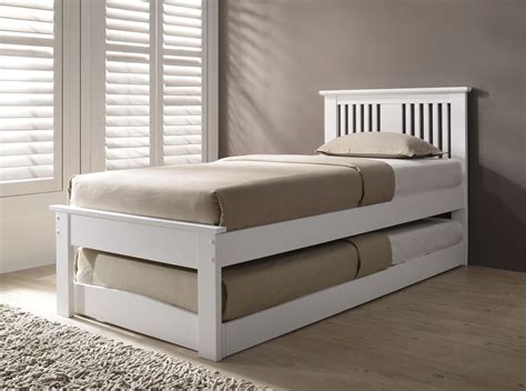 Flintshire Halkyn 3ft Single Wooden Guest Bed White