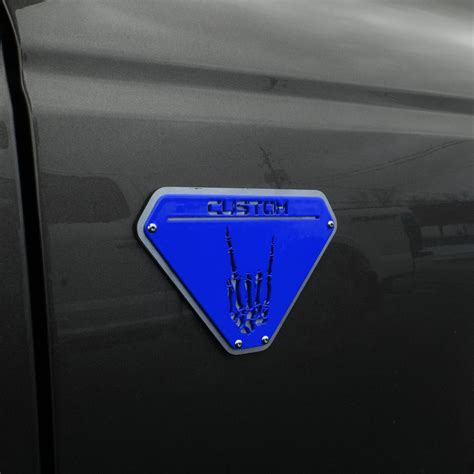 Custom Edition Bronco® Emblem Pair Powder Coated Aluminum Fully