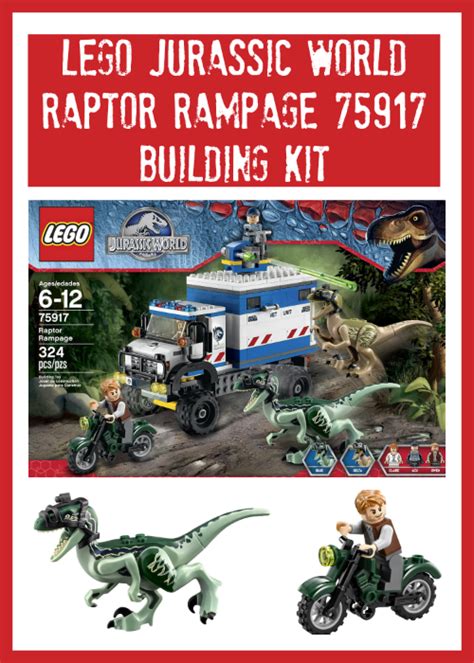 Lego Jurassic World Raptor Rampage 75917 Building Kit