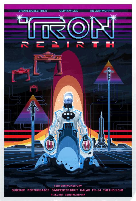TRON REBIRTH pixelart :: Behance