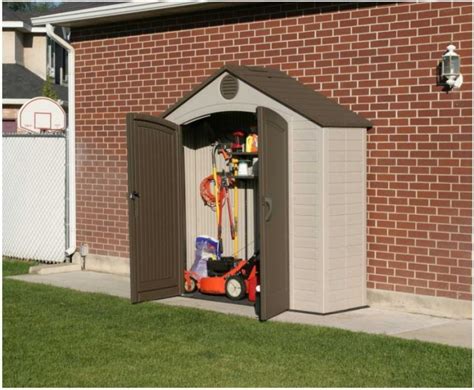 Keter's outdoor plastic sheds and outdoor storage provide a variety of solutions for all your home and garden storage needs. Small Plastic Storage Shed - Quality Plastic Sheds