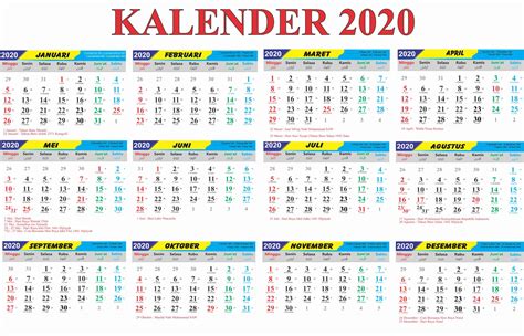 Kalender 2023 Indonesia Gambaran