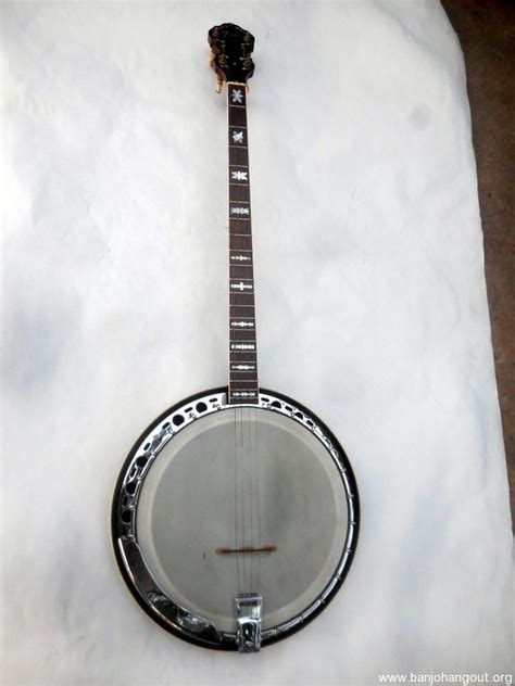 Fender Artist Banjo 60s 70s Plectrum Hard Case 22 Fret 4 String