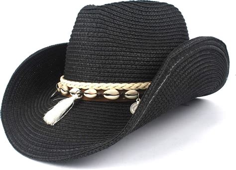 Hat Western Cowboy Hat Summer Elegant Lady Cowgirl Sombrero