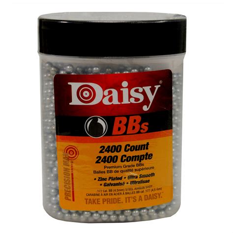 Daisy Precision Max Steel Airgun Bb Shot 2400 Count Bottle 980024 446