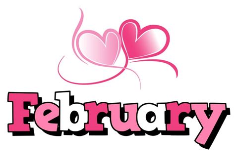 February Clipart 2022 Free Images Hello Month Banner Clip Art Pictures