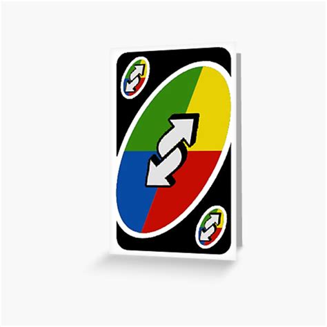 You can also create a private room and invite your friends to play. "Uno Rainbow Reverse Card" Greeting Card by MrPollux | Redbubble