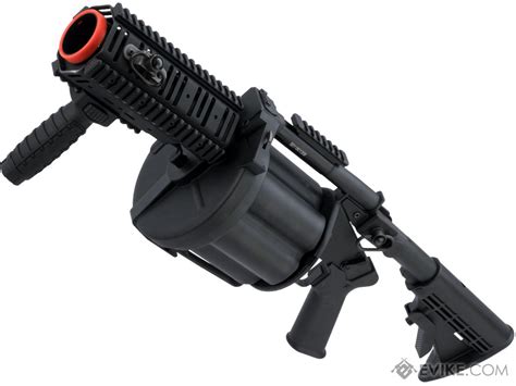 Ics Mgl Full Size Airsoft Revolver Grenade Launcher Color Black Gen2