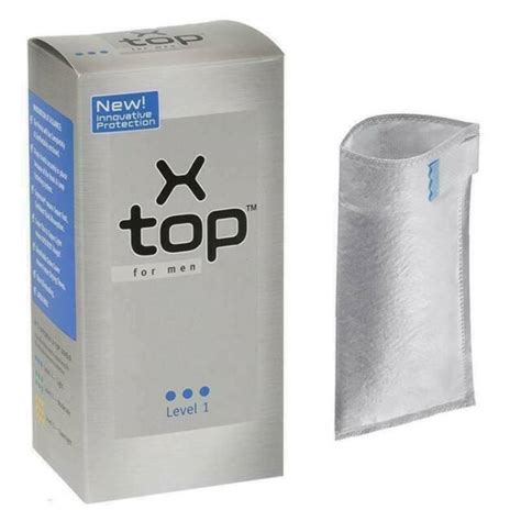 X Top Male Incontinence Absorbent Pouch 360° Level 1 Light Protection
