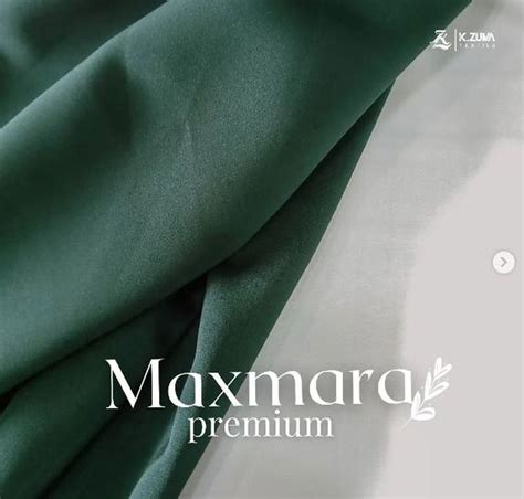 Kain Satin Maxmara Silky Silk Pure Import Premium Max Marra Brokat