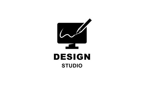 Graphic Designer And Web Design Studio Tool Logo 10412011 Vector Art At