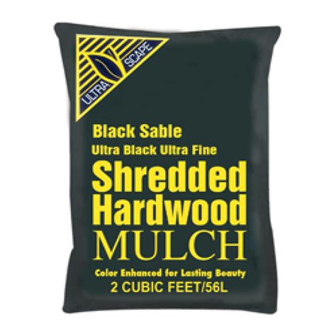 Get Black Sable Ultra Black Ultra Fine Hardwood Mulch 2 Cubic Foot Bag