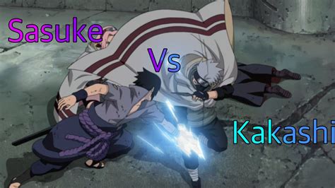 Sasuke Vs Kakashi Naruto Amv Fight Back Youtube