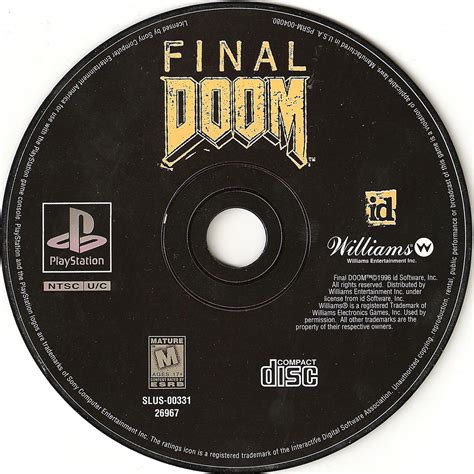 Final Doom Psx Cover
