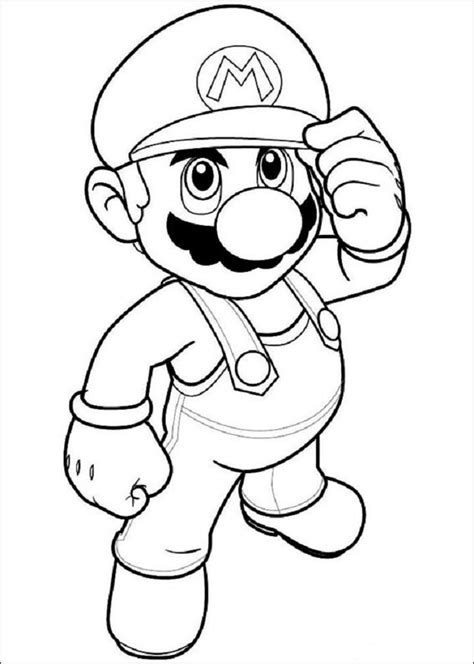 💠super Mario Bros Dibujos Para Colorear