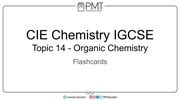 Chemistry Flashcards Topic 14 Organic Chemistry CIE Chemistry IGCSE Free Download Borrow And