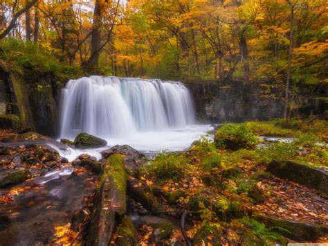 Wallpaper Weekends Autumn Waterfall Wallpapers For The Mac