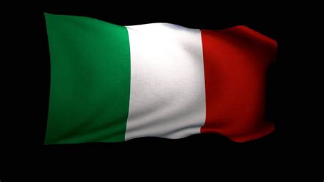 The national flag of italy is a tricolor flag of green (hoist), white, and red equal vertical bands. 3D Rendering of the flag of Italy waving in the wind ...