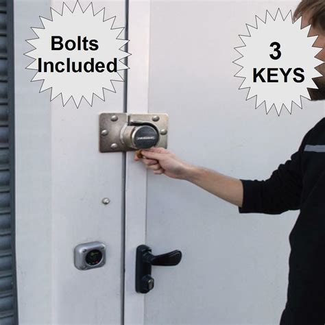 Shed Garage Door Lock And Hasp Staple 3 Keys High