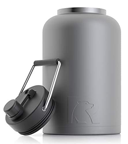Rtic Jug With Handle One Gallon Graphite Matte Large Double Vacuum