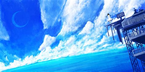 Blue Anime Aesthetic Wallpaper 4k Anime Wallpaper Hd