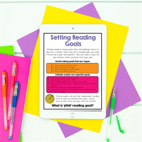 Reading Goals Guidelines For Students