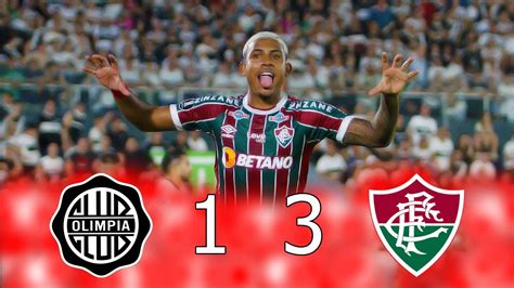 Olimpia 1 Vs Fluminense 3 Cuartos De Final Vuelta Copa Libertadores