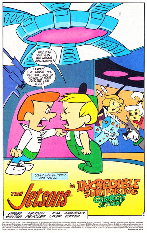 Read Online The Jetsons Comic Issue 7