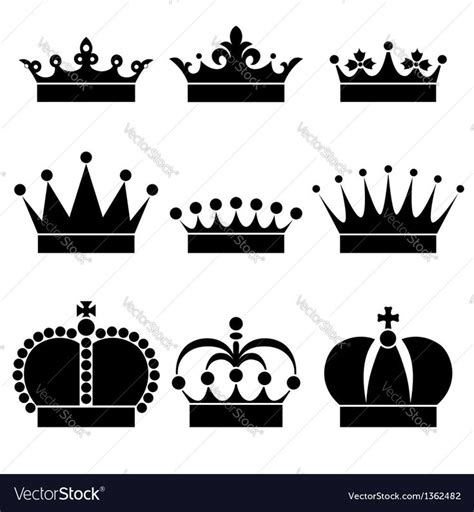 Crowns Royalty Free Vector Image - VectorStock , #Aff, #Free, #Royalty, #Crowns, #VectorStock # ...