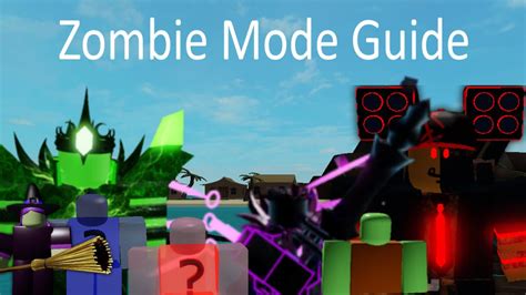 The Tower Battles Battlefront Zombie Mode Guide Youtube