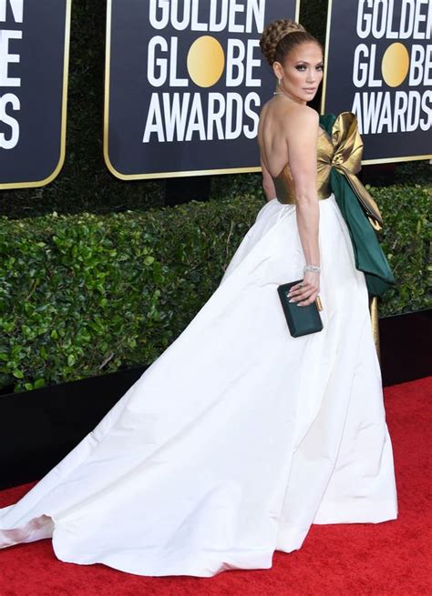 Jennifer Lopez Hustlers Star Turns Heads In Eye Catching Golden Globes