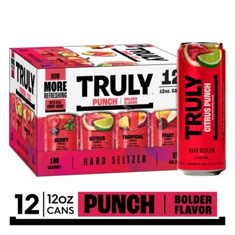 Truly Hard Seltzer Punch Variety Pack 12 Cans 12 Fl Oz Foods Co