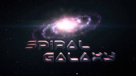 Easily change zoom speed and duration of zoomed in image. After Effects Template: Spiral Galaxy - Galaxy Zoom Logo ...