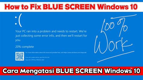 Wow Begini Cara Mengatasi Blue Screen Layar Biru Windows How To Fix Blue Screen Windows