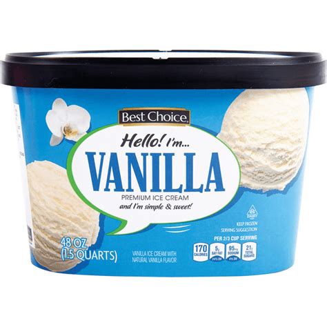 Best Choice Vanilla Ice Cream Scround Ice Cream Reasors