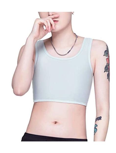 Buy Aivtalk Lesbian Chest Binder Tomboy Tank Tops Flat Hook Short Vest Wire Free Underwear
